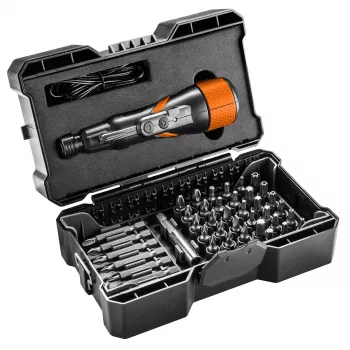 NEO TOOLS 04-200 USB-C 3,6 V batteriskruvmejsel med 10 bits och plastväska