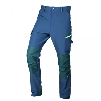 NEO TOOLS Mix&Match 4-vägsstretch arbetsbyxa navy-grön XS