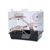 INZ INTER-ZOO Pinky 3 zink svart gnagarbur 500x330x455 mm