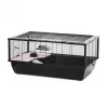INZ INTER-ZOO Bob + Wood smådjursbur svart 780x480x360 mm