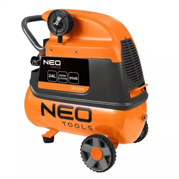 NEO TOOLS 24 L oljesmord luftkompressor 1,5 kW 8 bar 230V