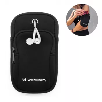 WOZINSKY löpararmband för smartphone, svart (WABBK1)
