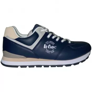 Lee Cooper herr marinblå fritidssnörskor LCJ-23-31-3075M