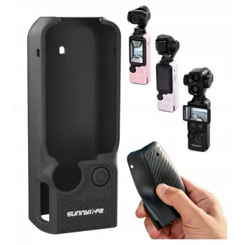 SUNNYLIFE OP4-BHT200-D TPU-skyddsskal för DJI Osmo Pocket 3 / 4 / 4P – svart