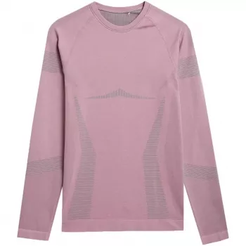 4F dam termoaktiv sweatshirt F113 mörkrosa XS/S