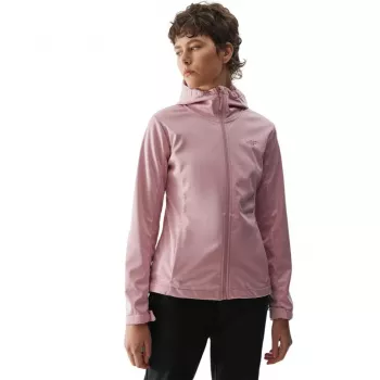 4F dam softshelljacka F215 ljusrosa storlek L