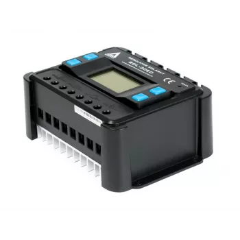 AZO Digital PWM SOL-30ED 12/24V 30A solcellsregulator med LCD-display