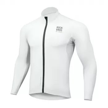 ROCKBROS ROAD TO SKY TLWT001 vindtät termisk cykeljacka S vit