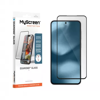 Myscreen Diamond Glass Edge härdat glasskärmsskydd för Samsung Galaxy S26 FE