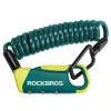 Rockbros RBK6N kombinationskabellås - turkos, 1200mm