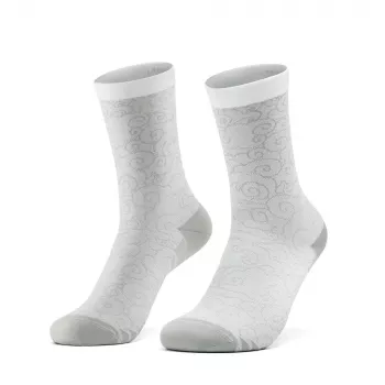ROCKBROS ROAD TO SKY cykelstrumpor 39-42 vit