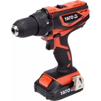 YATO 18V batterislagborrskruvdragare 40Nm med 2.0Ah Li-jonbatteri och väska YT-82780