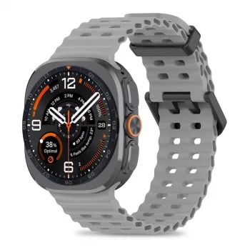 Tech-Protect Iconband Pro silikonarmband för Samsung Galaxy Watch Ultra 1/2 47 mm grå