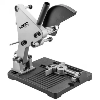 NEO TOOLS universellt vinkelslipstativ för 115 mm och 125 mm slipmaskiner