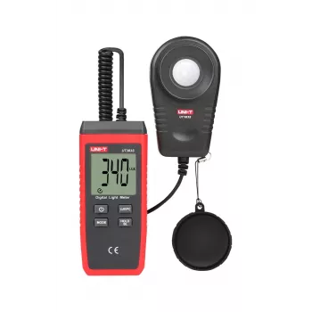 UNI-T UT383S digital luxmätare med MAX/MIN/AVG, bakgrundsbelysning, automatisk avstängning