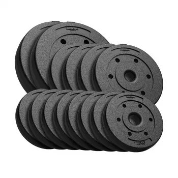 REBEL ACTIVE bitumenlastset 30 kg (8 x 1,25 kg + 4 x 2,5 kg + 2 x 5 kg), 31 mm hål