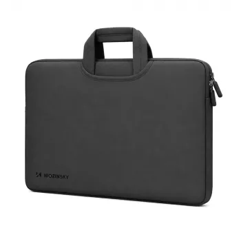 Wozinsky WNT-15B 15,6 inch neoprenfodral för laptop med dolt handtag – svart