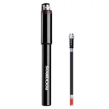 Rockbros SMART-B minipump för cykel 150 PSI Presta Schrader-ventil svart