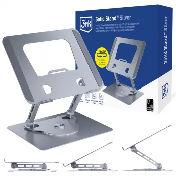 3mk Solid Stand – silver universellt telefon- och surfplattstativ