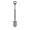Fiskars ergonomisk spade för trädgård spetsig D-handtag borststål 1200 mm