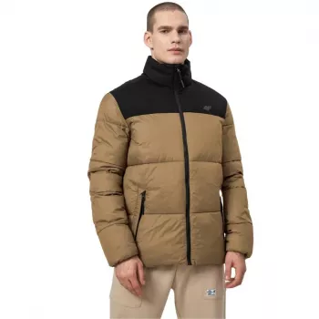 4F herr vadderad jacka ljusbrun H4Z22 KUMP005 82S