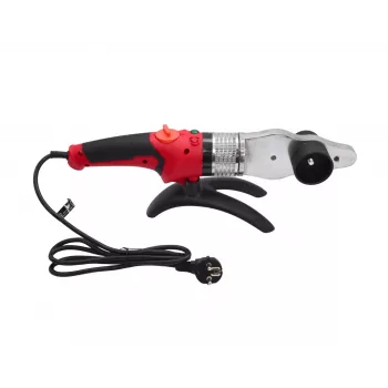 AWTOOLS 2000W plaströrssvets för PVC PP PE PB PVDF PPR 20-63mm med 6 PTFE-munstycken, ställ, skärverktyg, handskar, väska
