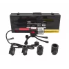 AWTOOLS 1200W muffsvets för PVC PP PE PB PPR-rör, 16-32mm, 4 munstyckspar, justerbar termostat, metallhölje