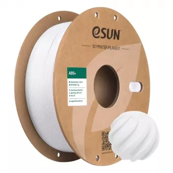 ESUN ABS+ 3D-skrivarfilament 1,75 mm kallvit 1 kg spole