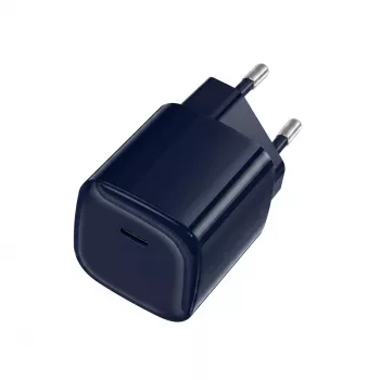 Crong NEO GaN 40W USB-C PD 3.2 väggladdare med AVS - marinblå