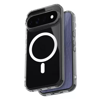 Crong Hybrid Clear Magnetic Case for Google Pixel 11 - MagSafe Compatible, Transparent