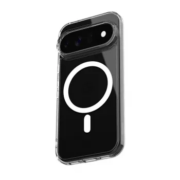 Crong Hybrid Clear Magnetic Case for Google Pixel 11 - MagSafe Compatible, Transparent