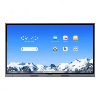Hikvision DS-D5C75RB/A2L 75 inch 4K interaktiv skärm, Android 14 (uppgraderbar till 16 EDLA), 40-punkts IR-touch, 8GB RAM, 128GB lagring, Wi-Fi 6, Bluetooth 5.2, 3x HDMI, USB-C, 2x15W högtalare, 8-mikrofonarray, VESA 800x400
