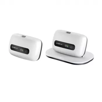 BOBOVR BM60-2 dubbelt 6500mAh batteripaket med laddstation för M3 Pro+ och M3 huvudfästen - vit