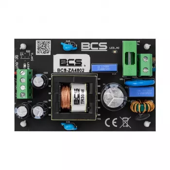 BCS BCS-ZA4802 4-kanalig passiv video-balun-transceiver för AHD/TVI/CVI/CVBS över UTP, svart