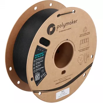Polymaker HT-PLA-GF 1,75 mm svart 1 kg glasfiberförstärkt PLA-filament