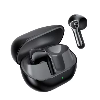 Soundpeats Air6 HS trådlösa Bluetooth in-ear-hörlurar med hybrid-ANC, LDAC, svart