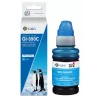 G&G påfyllningsbläckflaska för Canon GI-590C cyan 70 ml, färgämnesbaserad