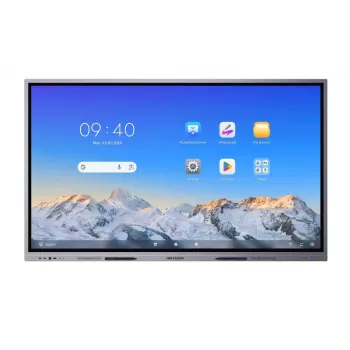 Hikvision DS-D5C86RB/A 86 inch 4K UHD interaktiv touchskärm med Android 11, 8MP kamera, 8-faldig mikrofonarray, 2×15W högtalare