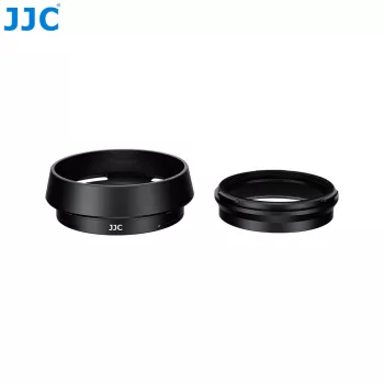 JJC LH-JXHALF motljusskydd med 37 mm filteradapterring för Fujifilm X Half, svart