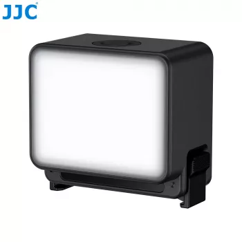 JJC LED-Nano LED-videolampa för DJI Osmo Action 6 / Osmo Nano, 6500K, 500mAh, USB-C, IPX5