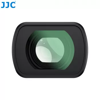 JJC 0,72x vidvinkelobjektiv för DJI Osmo Pocket 3 / 4, magnetisk hållare, flerskiktat optiskt glas, svart