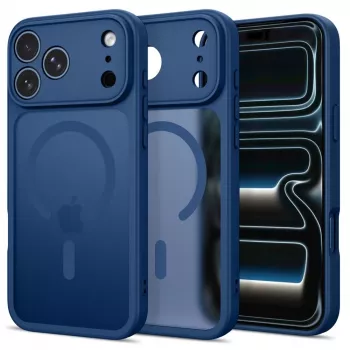 Tech-Protect Basicmag MagSafe-skal för iPhone 17 Pro Max / 18 Pro Max – matt mörkblå