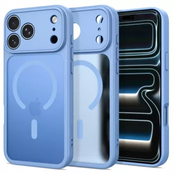 Tech-Protect BasicMag MagSafe-skal för iPhone 17 Pro / 18 Pro matt ljusblå