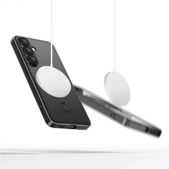 Tech-Protect Magflex MagSafe-skal för Samsung Galaxy S25 Edge glansig svart