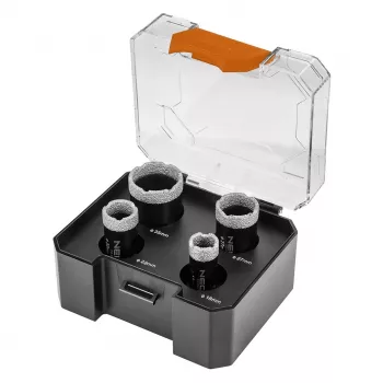 NEO TOOLS diamant-hålsågset 18/22/27/35 mm, 4 delar