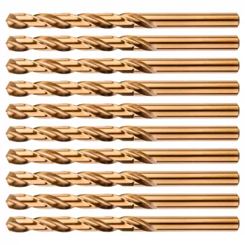 NEO TOOLS HSS-Co 7,0 mm metallborr, 10-pack (DIN 338, krysslipning, 135°)