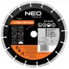 NEO TOOLS 230 mm lasersvetsat segmentdiamantklinga för betong och sten, 22,2 mm borrning