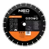 NEO TOOLS 350 mm lasersvetsad segmentdiamantklinga, 25,4 mm borrning, för betong, asfalt, sten