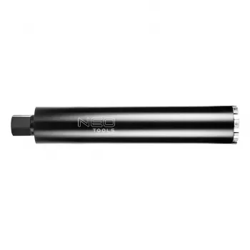 NEO TOOLS 82 mm diamantkärnborr för GRAPHITE 58G540, 470 mm arbetslängd, 1 1/4 inch UNC-gänga, lasersvetsade segment, våtborrning