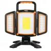 NEO TOOLS 99-125 uppladdningsbar COB LED-arbetslampa 2000lm, 20W, 6500K kallvit, 4400mAh Li-Ion, USB-C, magnetfot, IP44